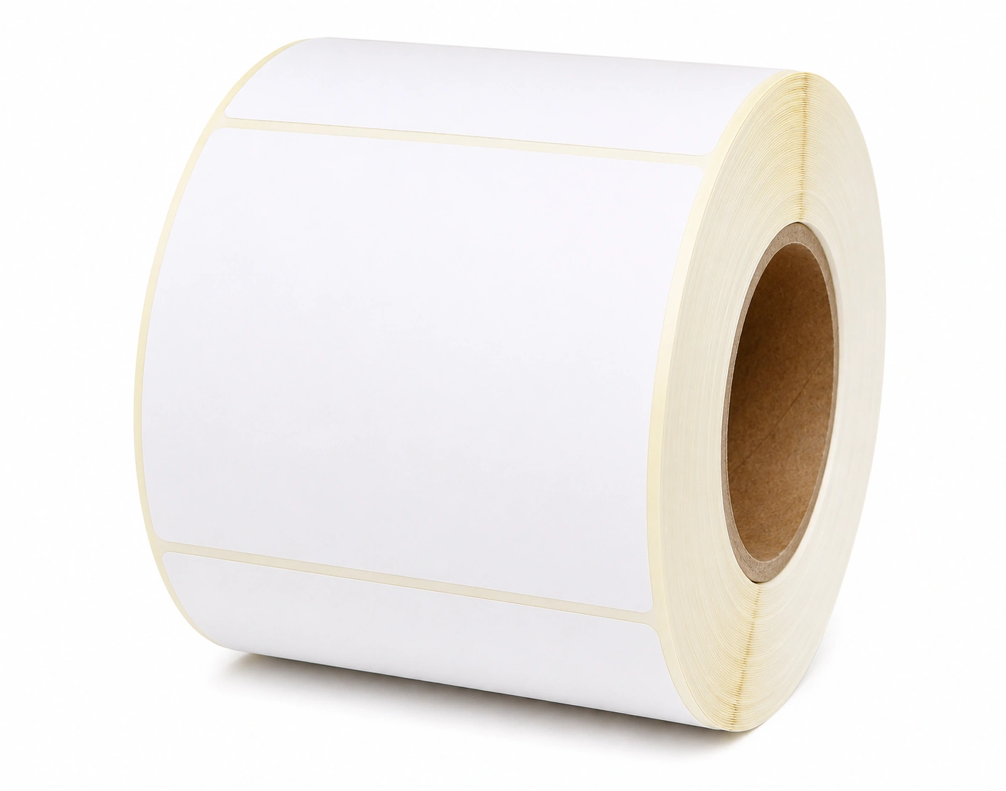 32 01113 – Etiketa 105 mm x 148 mm, Thermo eco, Biela, Dutinka 40mm, 500 ks/kotúč, Permanentné lepidlo