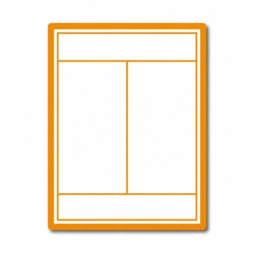 35 00669 - Print Etiketa A4, 102,5 mm x 210 mm, Lesklý papier, 2 etikety na hárku, pre atramentové tlačiarne, Balenie - 1000 ks