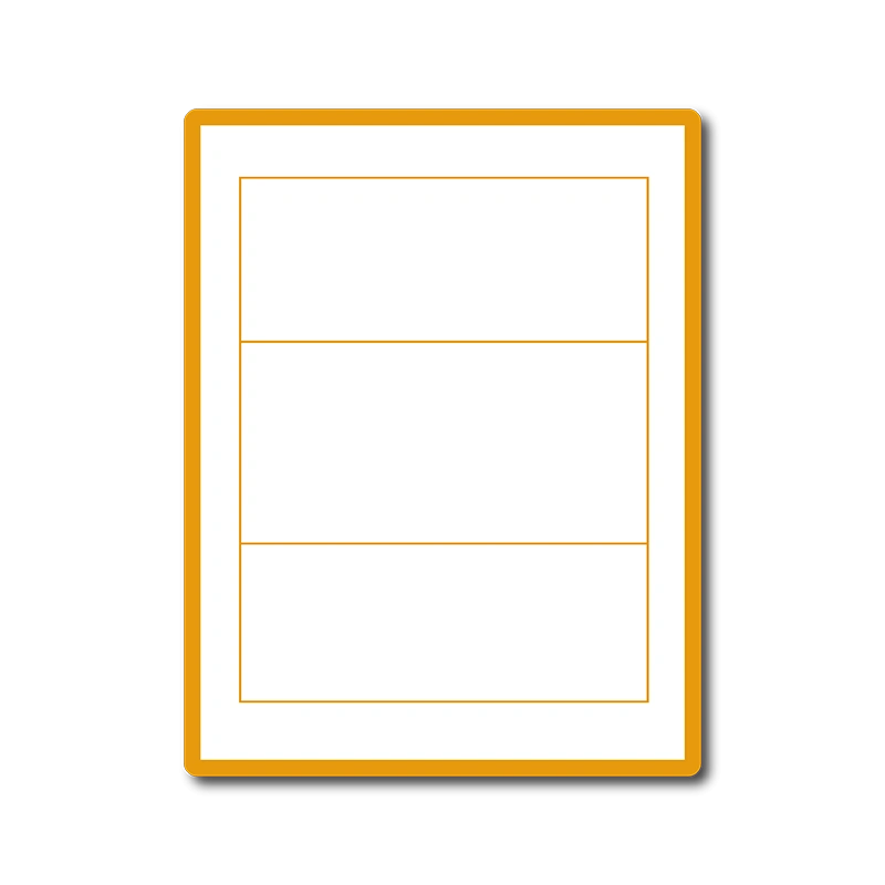 35 00126 – Print Etiketa A4, 160 mm x 85 mm, 3 etikety na hárku – Balenie 100 ks
