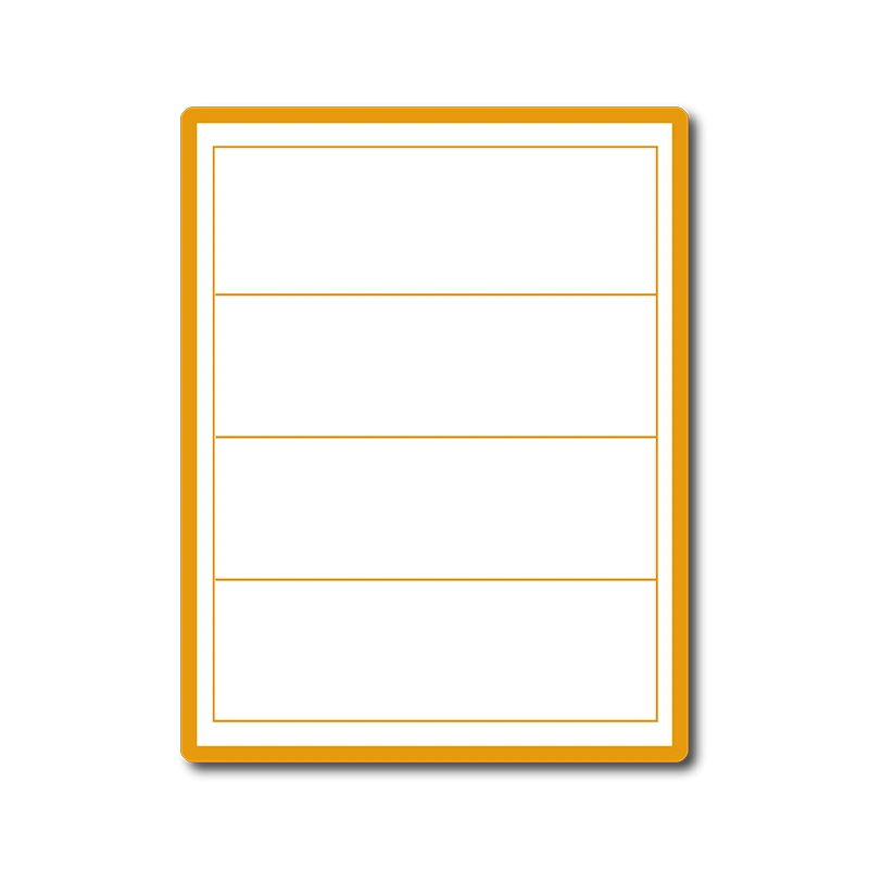 35 00247 – Print Etiketa A4, 192 mm x 61 mm, 4 etikety na hárku – Balenie 1000 ks