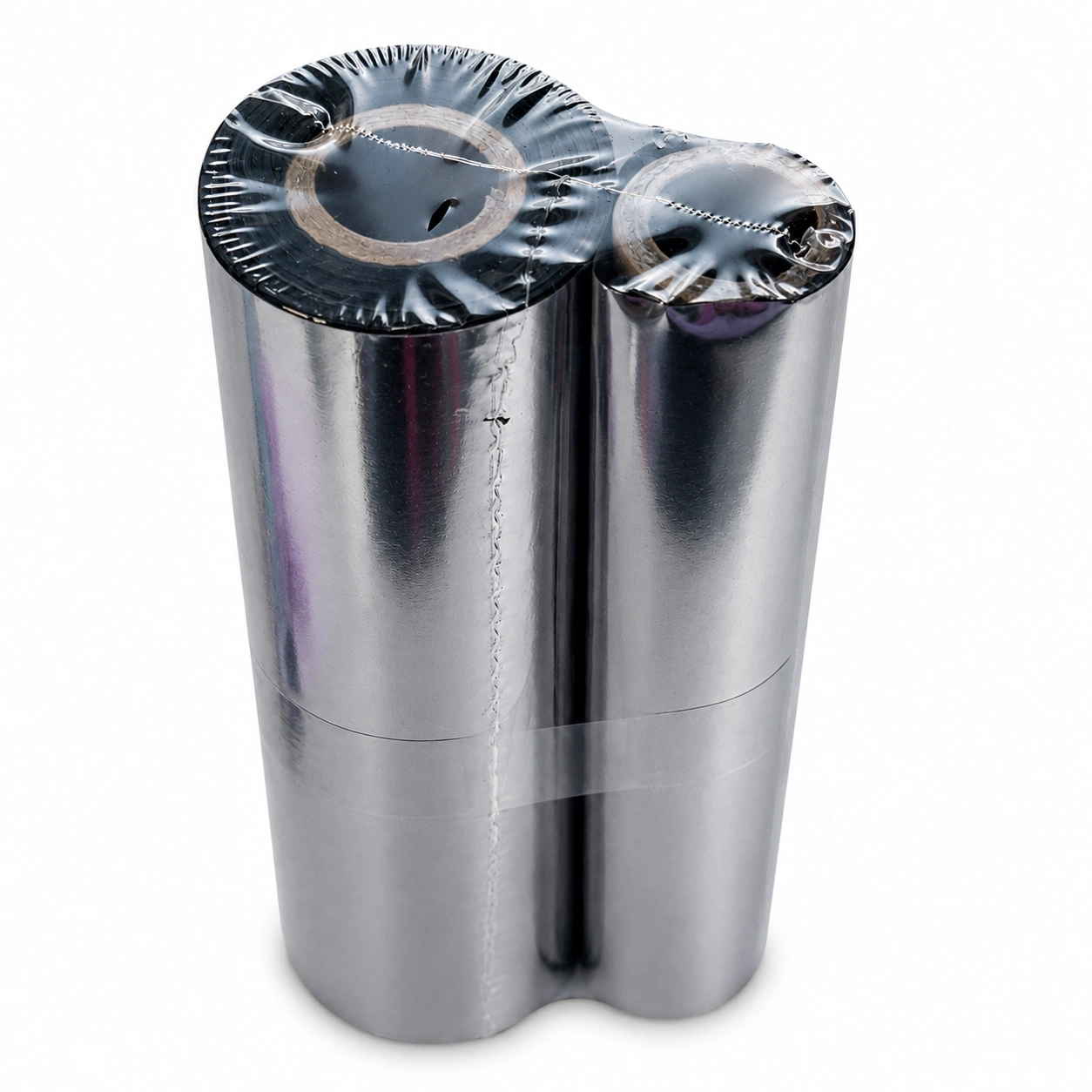 31 00185 – Termotransferová Fólia, PPA70, Vosk, Out, Čierna, 110 mm x 74 m, Dutinka 12 mm 1/2″ so zárezmi