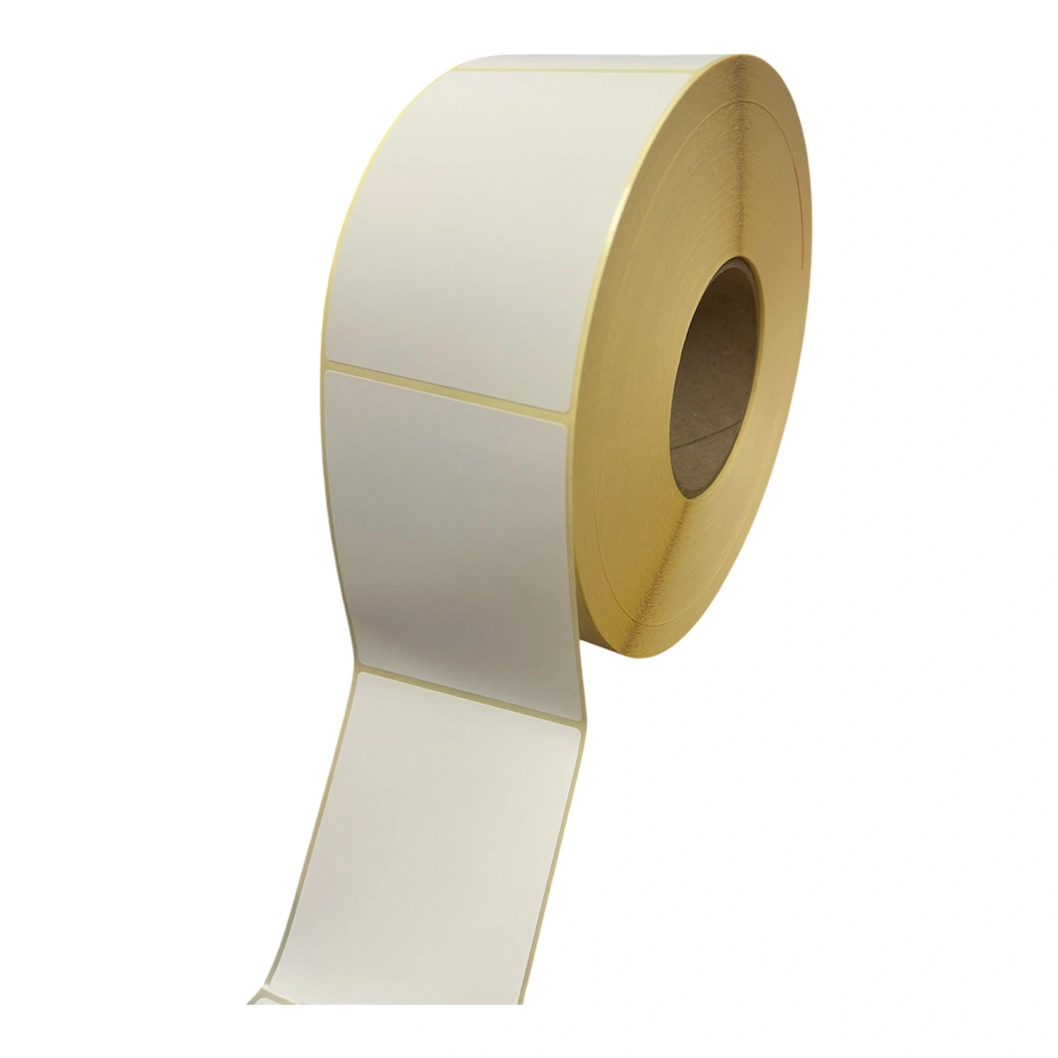 32 00077/1 – Termo Etiketa 80 mm x 100 mm, Thermo eco, Biela, Dutinka 76 mm, 2000 ks/kotúč, Odlepiteľné lepidlo, Priemer kotúča 195 mm