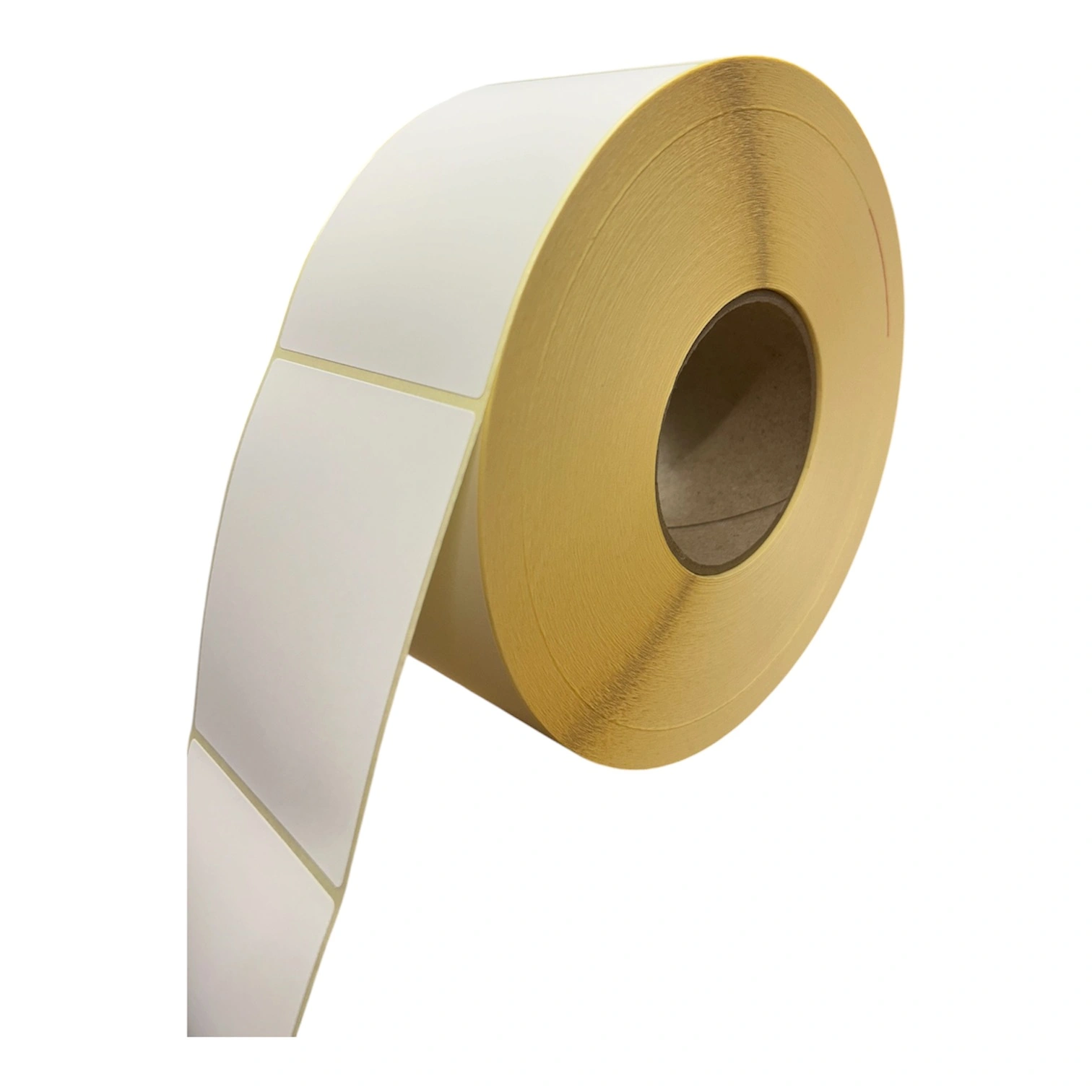 32 00077/1 – Termo Etiketa 80 mm x 100 mm, Thermo eco, Biela, Dutinka 76 mm, 2000 ks/kotúč, Odlepiteľné lepidlo, Priemer kotúča 195 mm