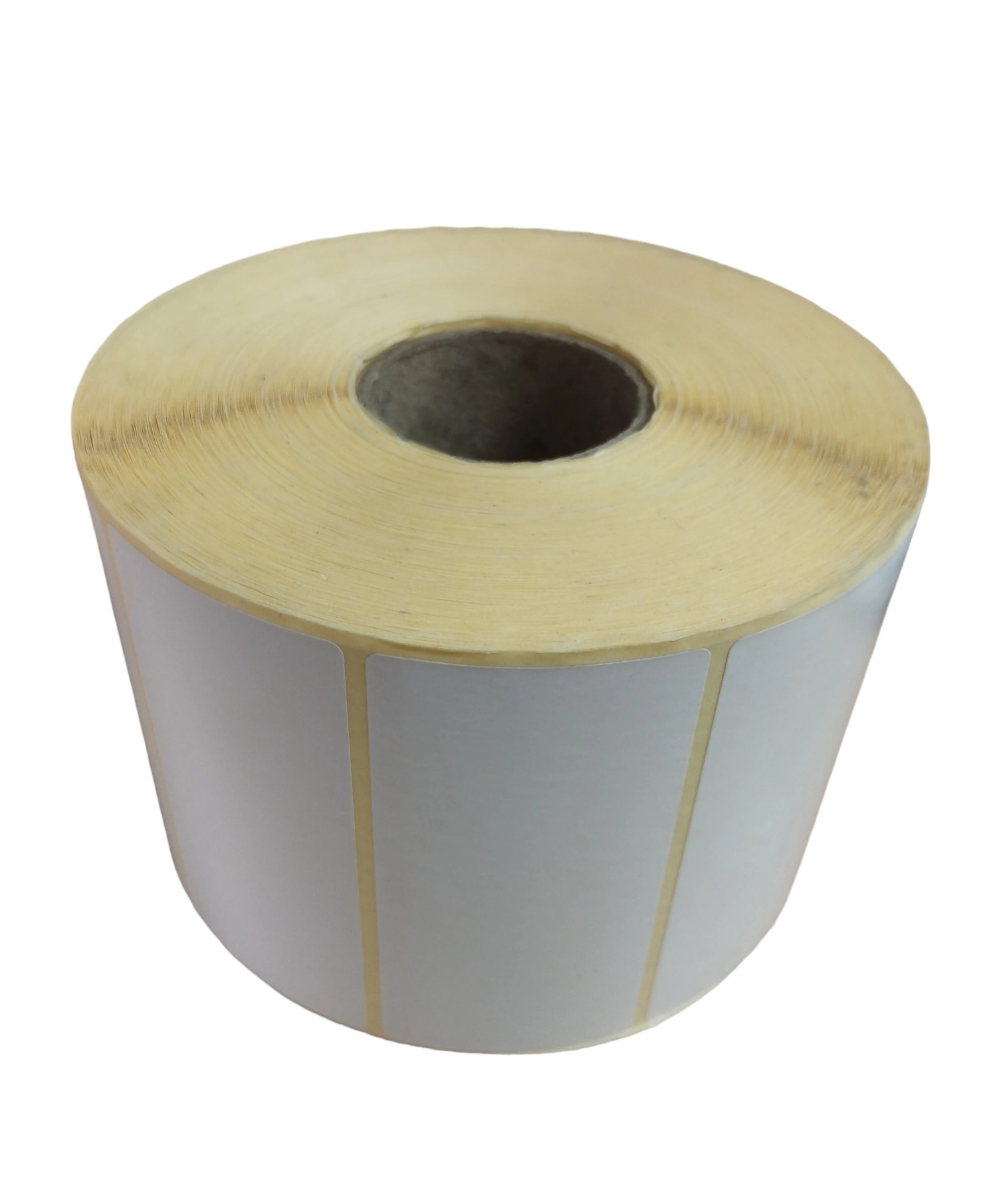 32 00137 - Termo Etiketa 80 mm x 40 mm, Thermo eco, Biela, Dutinka 40 mm, 2000 ks/kotúč, Odlepiteľné lepidlo, Priemer kotúča 129 mm – Obrázok 2