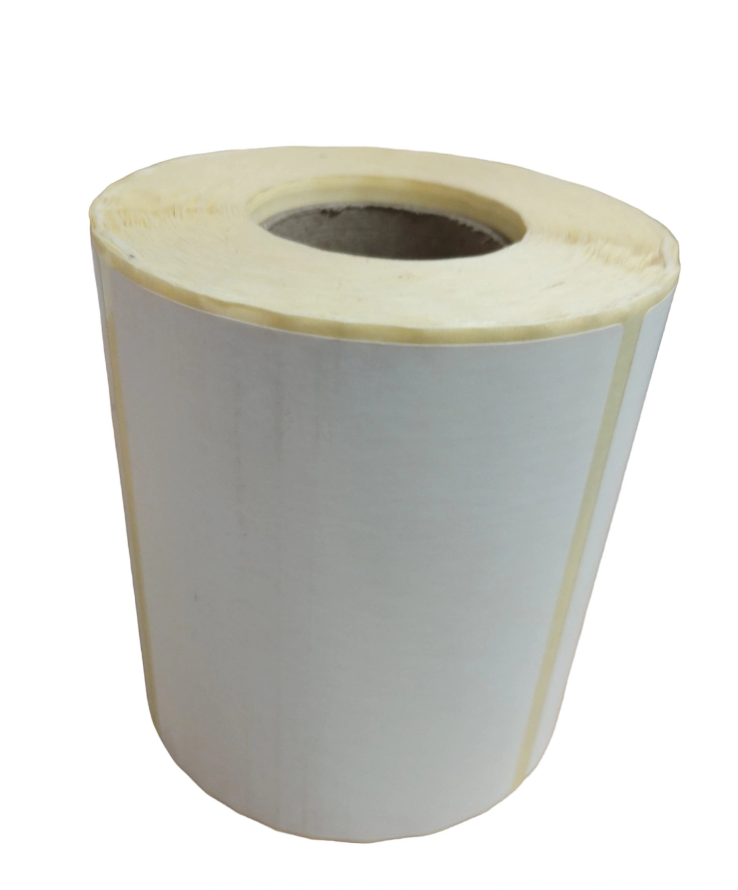 32 00168 - Termo Etiketa 100 mm x 80 mm, Thermo top, Biela, Dutinka 40 mm, 500 ks/kotúč, Odlepiteľné lepidlo – Obrázok 2