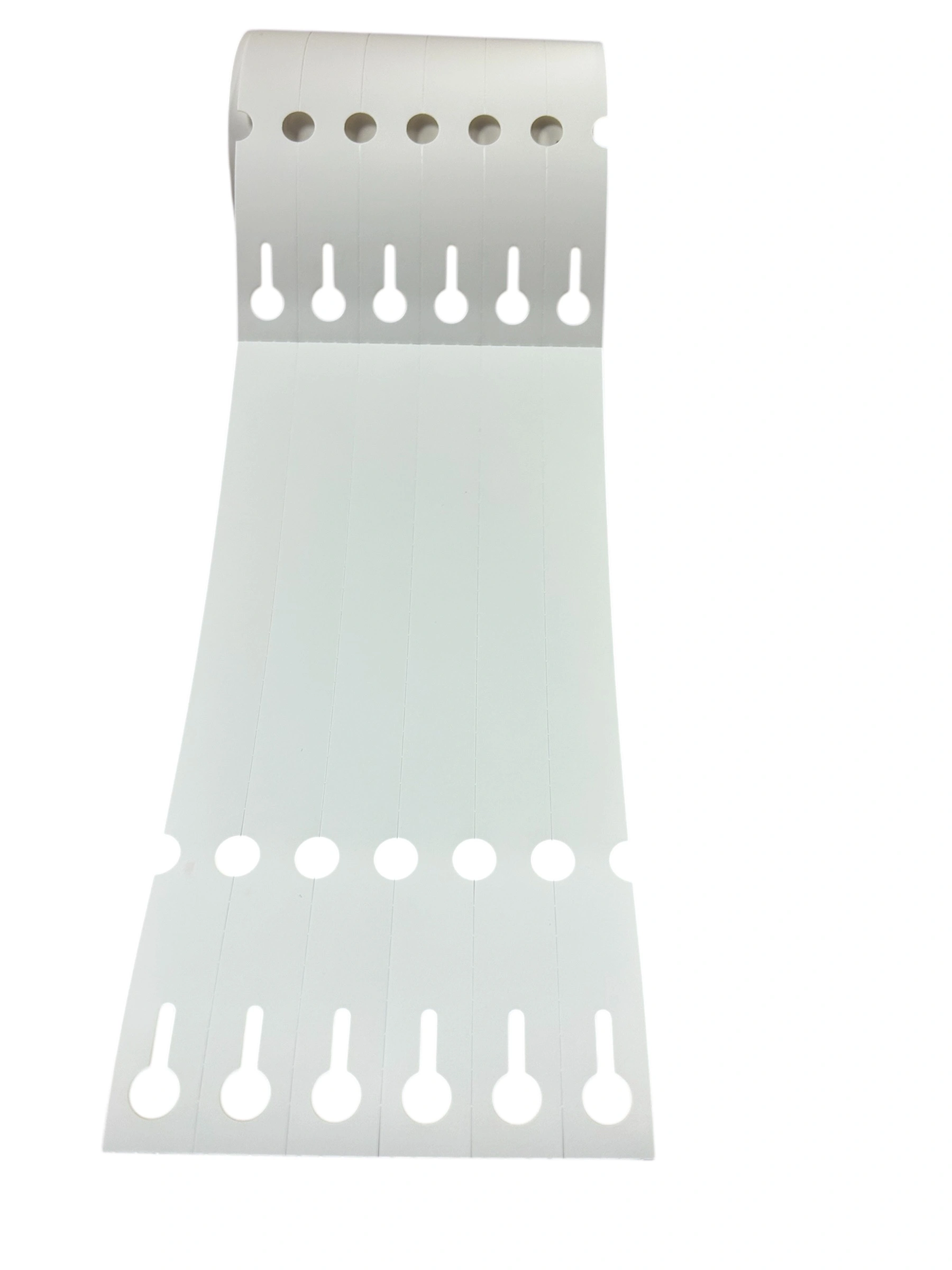 32 00297 – Etiketa záhradnícka 17 mm x 203 mm, 6 – Produkcia, Polypropylén, Biela, Dutinka 40 mm, 900 ks / kotúč, Priemer kotúča 98 mm