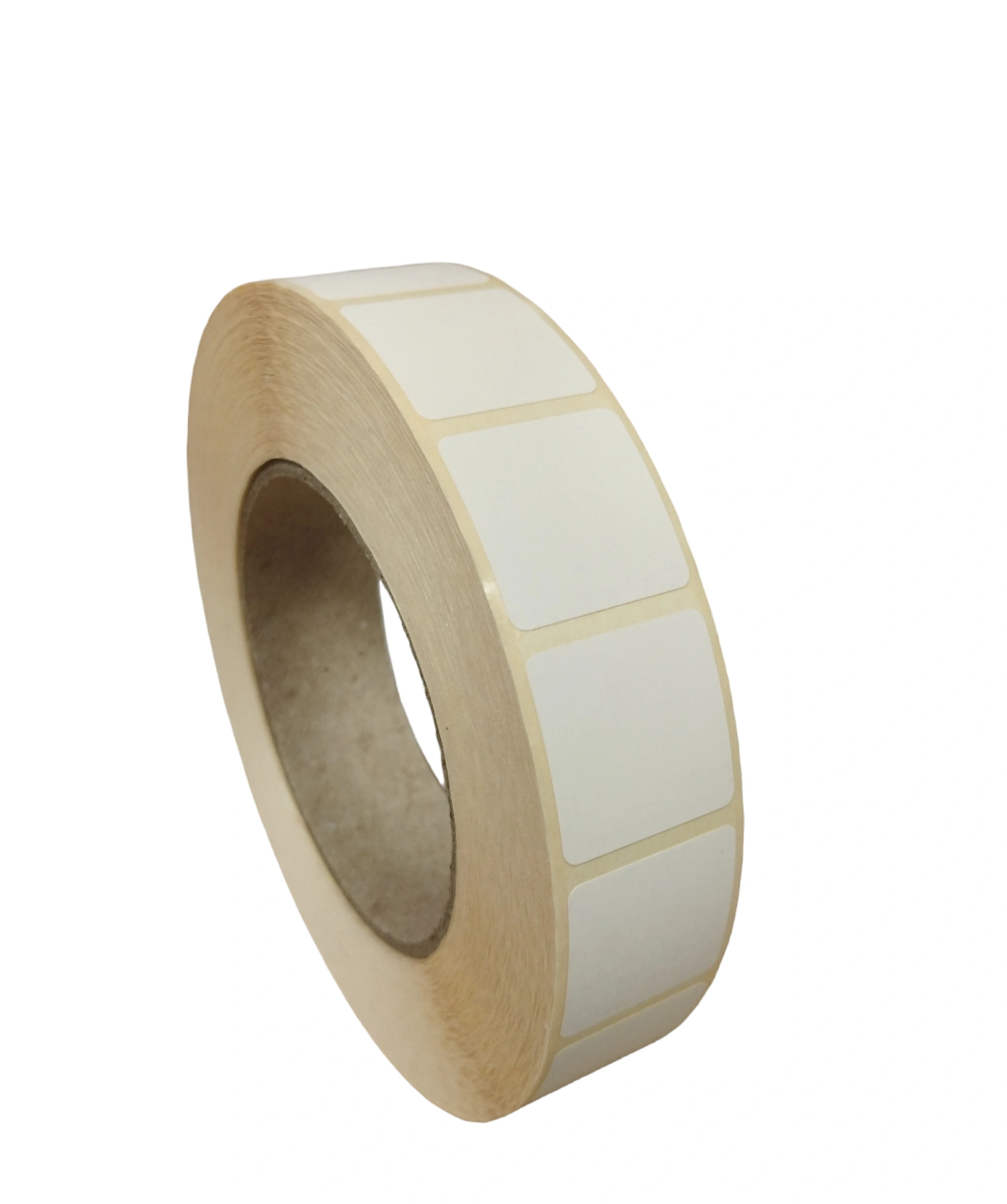 32 00726 - Termo Etiketa 25 mm x 25 mm, Thermo top, Biela, Dutinka 76 mm, 2500 ks/kotúč, Silné lepidlo, Priemer kotúča 135 mm – Obrázok 2