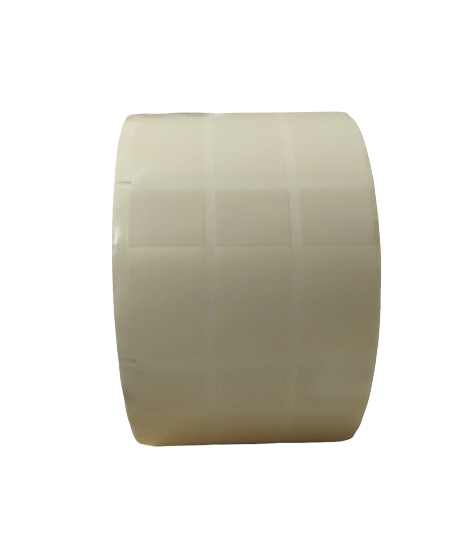 32 00454 - Plastová Etiketa 25 mm x 57 mm, 3 - Produckia, Polyvinylchlorid PVC Outdoor, Samolaminovacia, Transparentná a biela, Dutinka 76 mm, 3000 ks/kotúč, Silné lepidlo, Fotoznačka naľavo, najprv transparentná časť, Priemer kotúča 145 mm