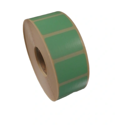 32 00497 - Termo Etiketa 31 mm x 20 mm, Thermo eco, Zelená, Dutinka 25 mm, 2000 ks/kotúč, Permanentné lepidlo, Priemer kotúča 90 mm