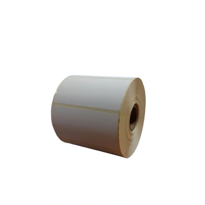 32 00527 - Termo Etiketa 80 mm x 40 mm, Thermo eco, Biela, Dutinka 25 mm, 1000 ks/kotúč, Permanentné lepidlo, Priemer kotúča 90 mm