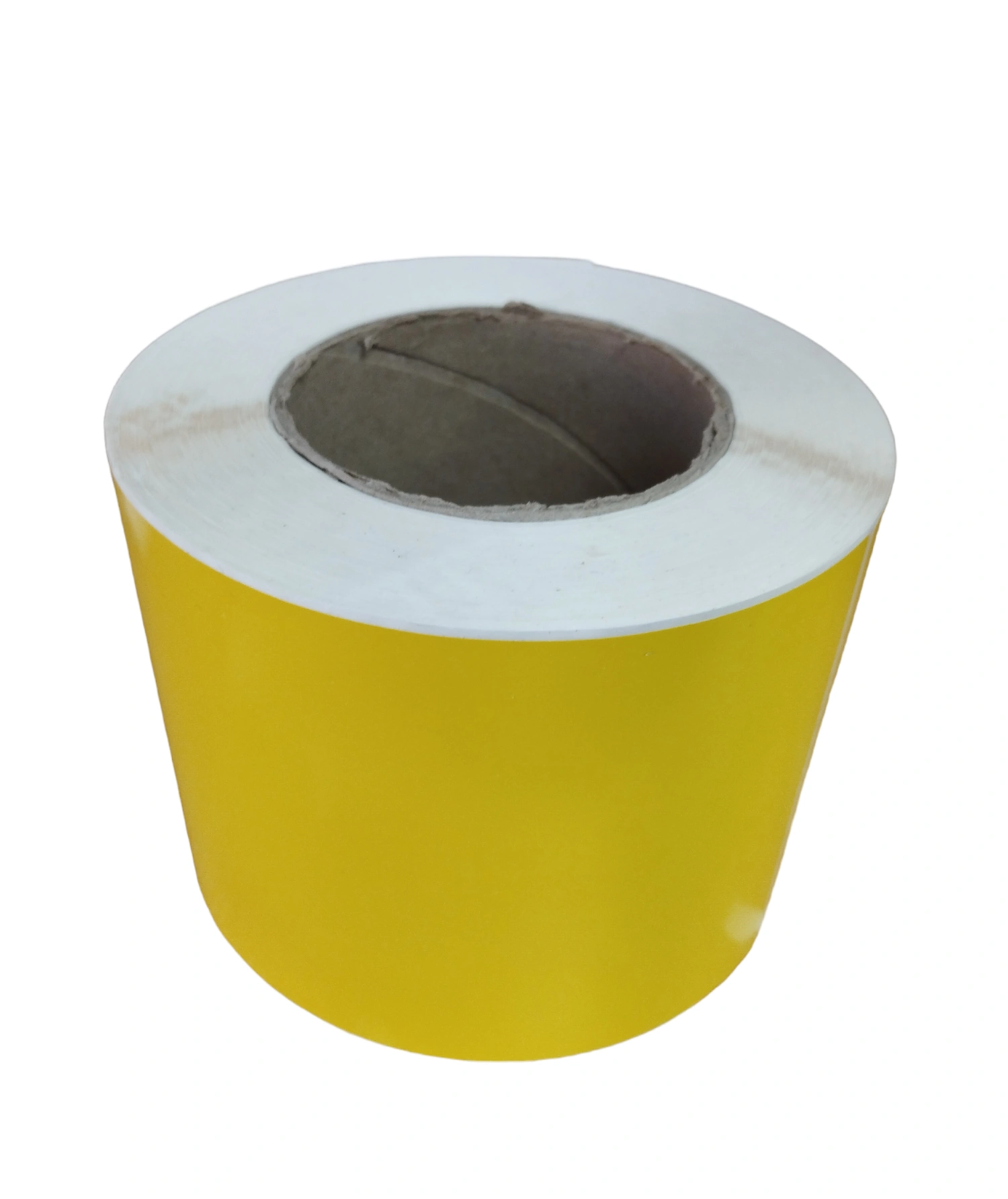 32 00536 - Plastová Etiketa 100 mm x 150 mm, Polypropylén, Žltá, Dutinka 76 mm, 500 ks/kotúč, Permanentné lepidlo, Priemer kotúča 138 mm – Obrázok 2
