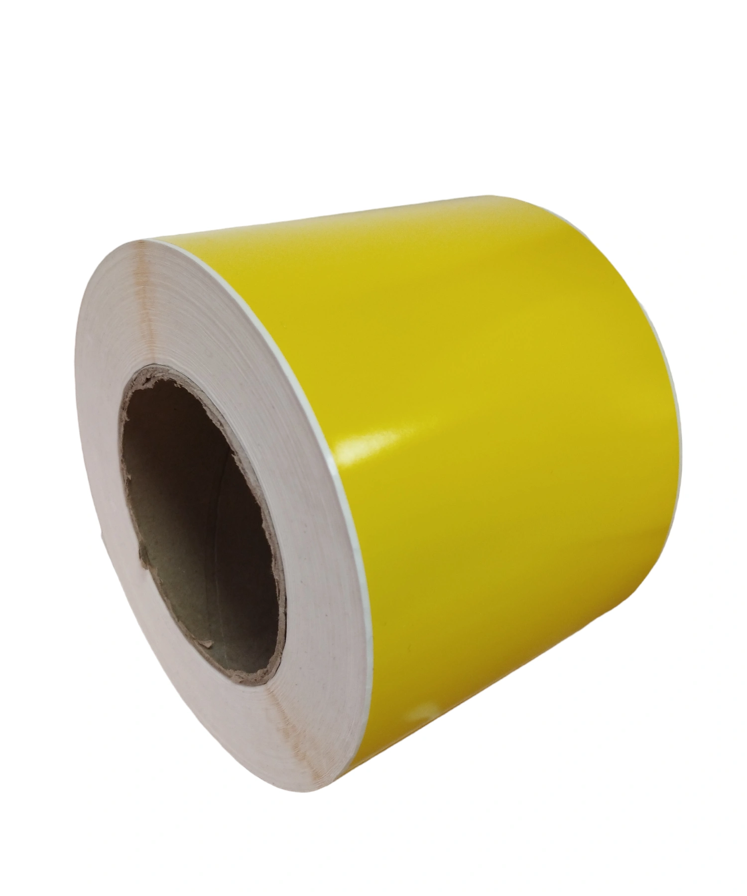 32 00536 - Plastová Etiketa 100 mm x 150 mm, Polypropylén, Žltá, Dutinka 76 mm, 500 ks/kotúč, Permanentné lepidlo, Priemer kotúča 138 mm – Obrázok 3