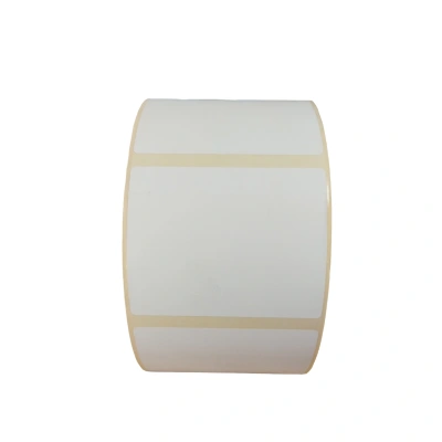 32 00545 - Termo Etiketa 100 mm x 80 mm, Thermo top plus, Biela, Dutinka 76 mm, 2000 ks/kotúč, Odlepiteľné lepidlo, Priemer kotúča 191 mm