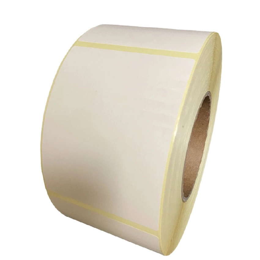 32 00550 - Termo Etiketa 57 mm x 115 mm, Thermo top, Biela, Dutinka 40 mm, 500 ks/kotúč, Silné lepidlo