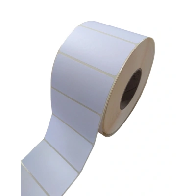 32 00568 - Papierová Etiketa 100 mm x 50 mm, Papier, Biela, Dutinka 76 mm, 5000 ks/kotúč, Extra silné lepidlo
