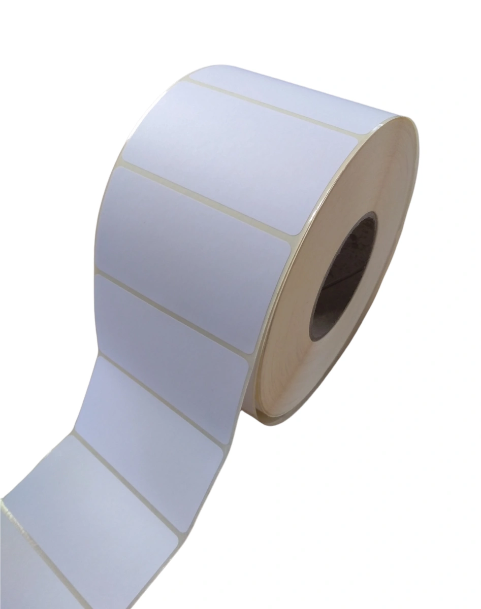 32 00568 - Papierová Etiketa 100 mm x 50 mm, Papier, Biela, Dutinka 76 mm, 5000 ks/kotúč, Extra silné lepidlo