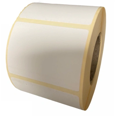 32 00572 - Termo Etiketa 68 mm x 45 mm, Thermo eco, Biela, Dutinka 40 mm, 1300 ks/kotúč, Permanentné lepidlo, Priemer kotúča 110 mm