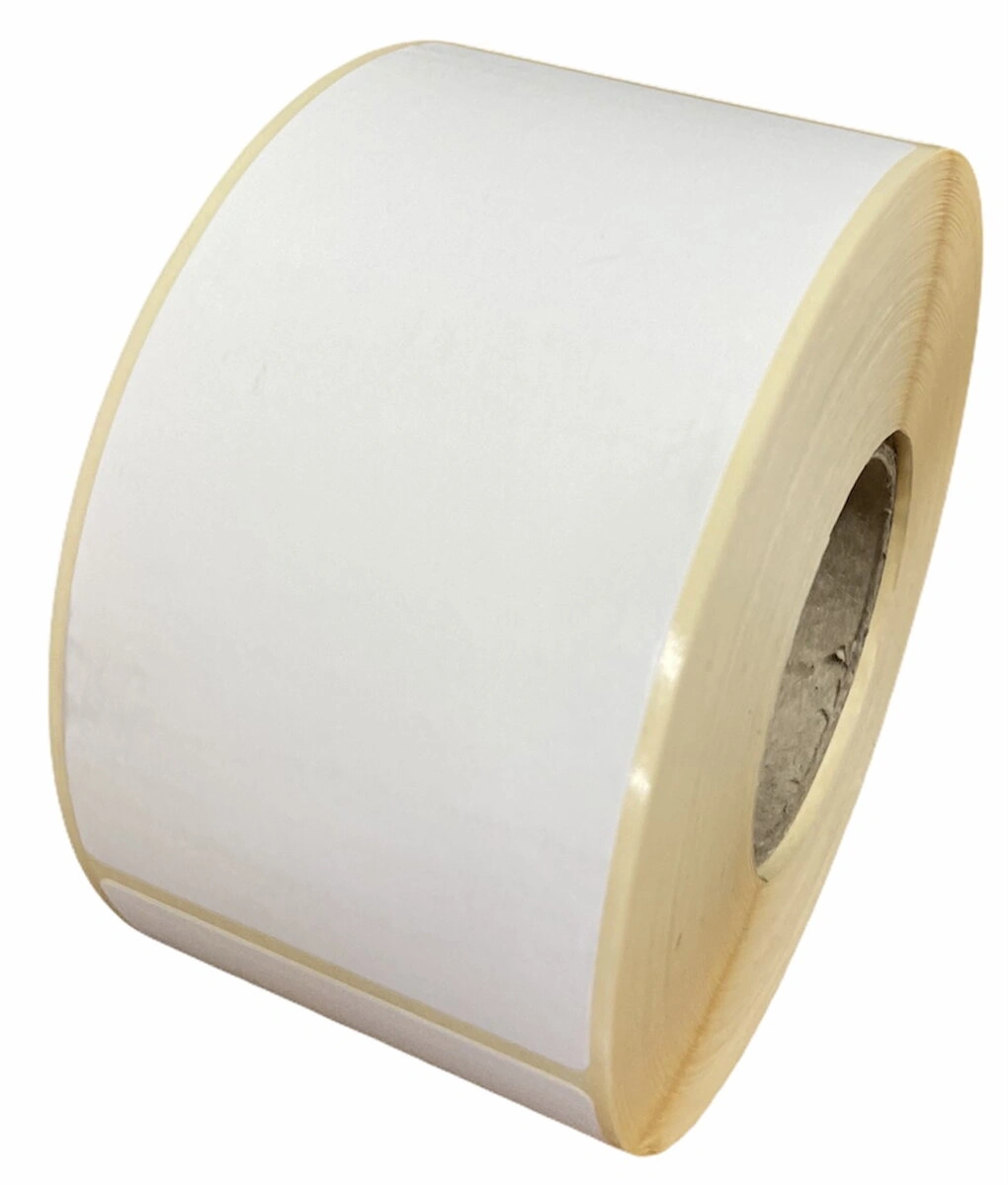 32 00613 - Papierová Etiketa 75 mm x 175 mm, Lesklý papier, Biela, Dutinka 76 mm, 1000 ks/kotúč, Permanentné lepidlo, Priemer kotúča 186 mm
