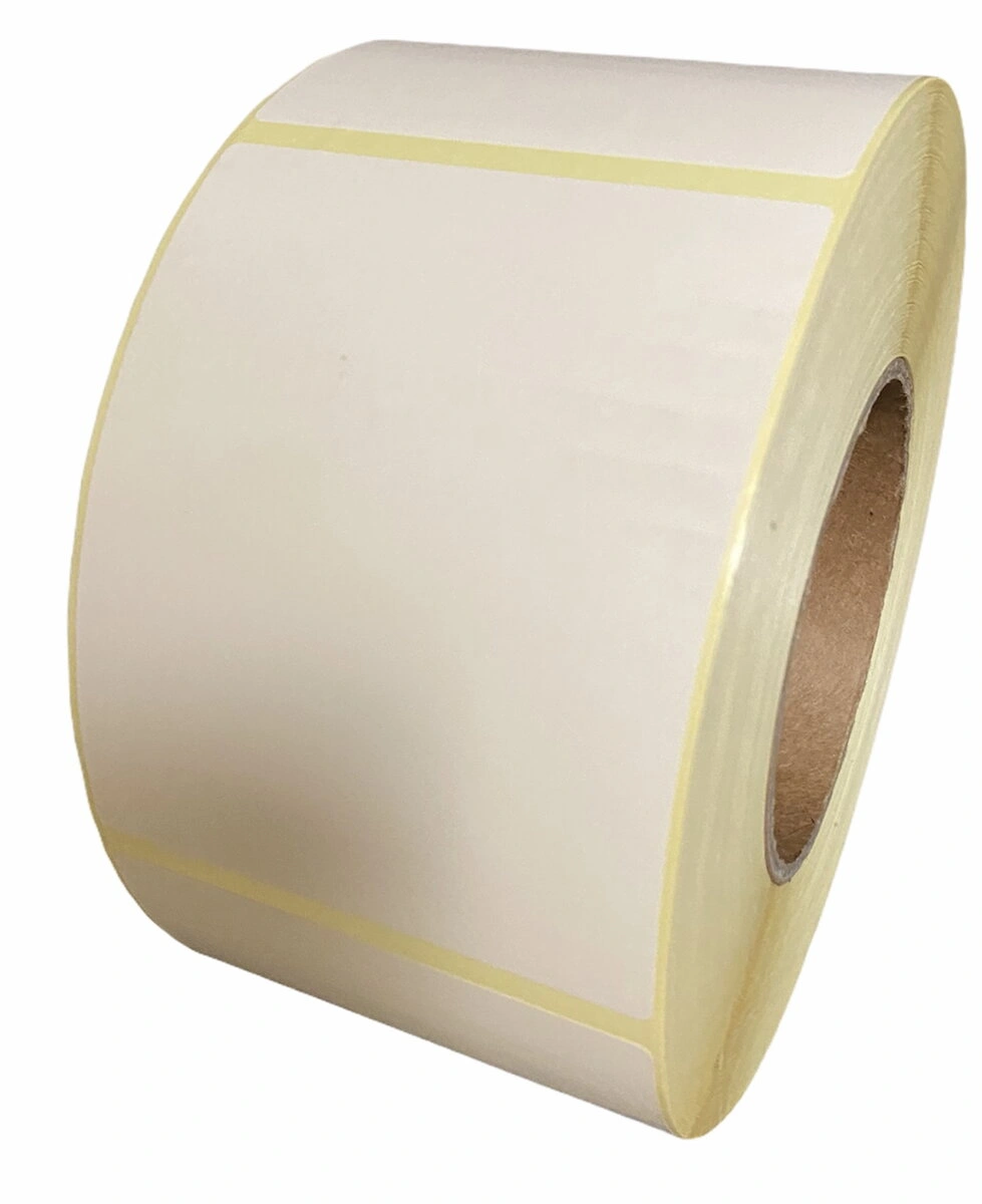 32 00633 - Termo Etiketa 50 mm x 100 mm, Thermo top, Biela, Dutinka 76 mm, 2000 ks/kotúč, Odlepiteľné lepidlo, Priemer kotúča 199 mm