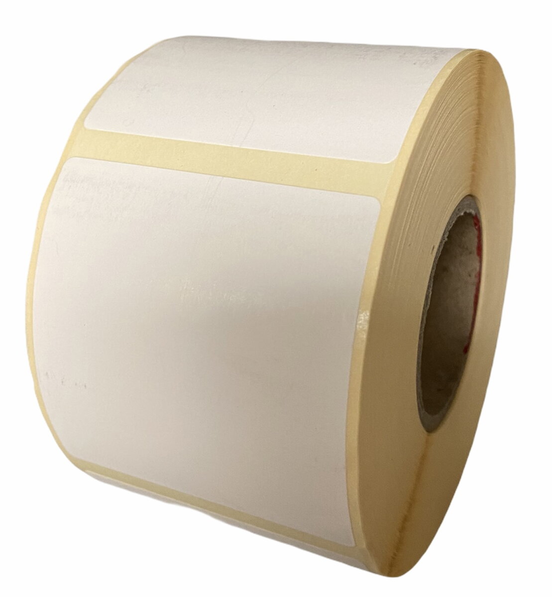 32 00651 - Termo Etiketa 80 mm x 80 mm, Thermo eco, Biela, Dutinka 40 mm, 1000 ks/kotúč, Odlepiteľné lepidlo, Priemer kotúča 122 mm