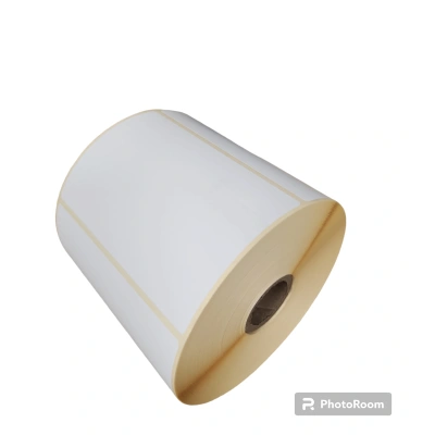 32 00792 - Termo Etiketa 100 mm x 70 mm, Thermo eco, Biela, Dutinka 25 mm, 1000 ks/kotúč, Permanentné lepidlo, Priemer kotúča 111 mm