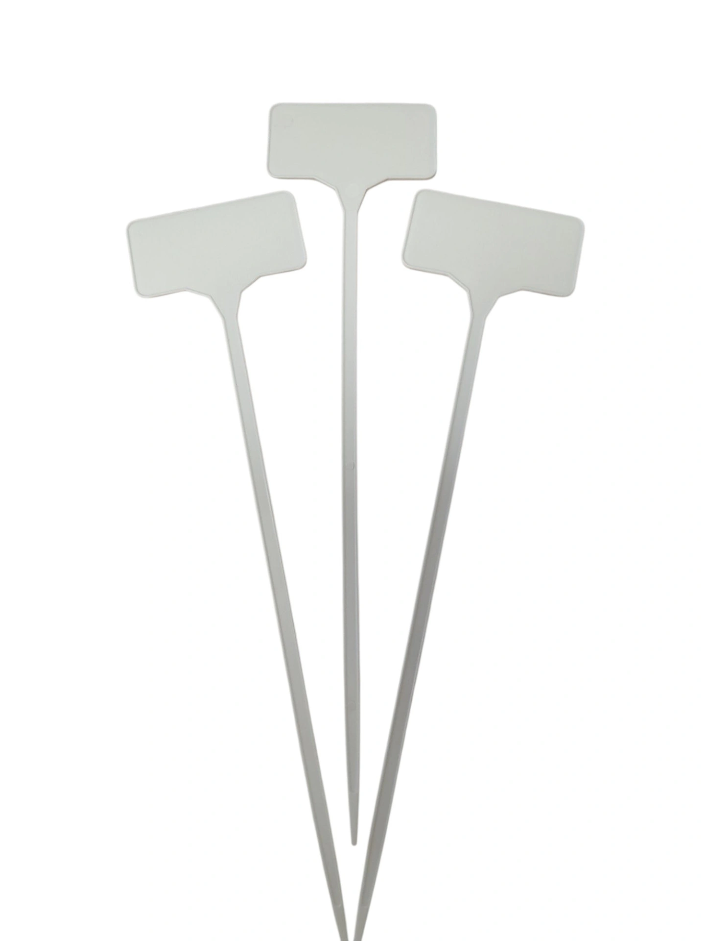 32 00995 - Plastová Etiketa záhradnícka zapichovacia, tabuľka 70 mm x 35 mm, Výška 290 mm, Plast, Biela – Obrázok 2