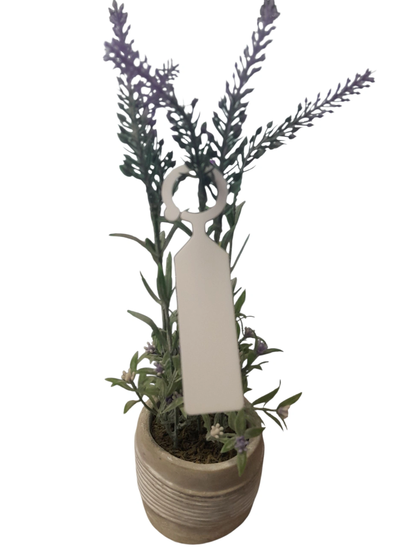 32 00999 - Záhradnícke odolné plastové štítky, 23 mm x 110 mm, Biela, Balenie - 50 ks