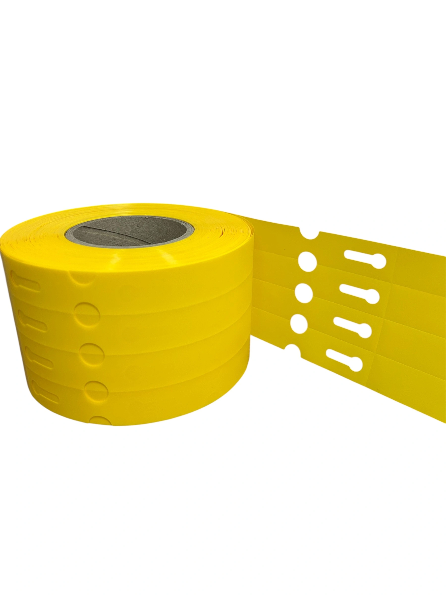 32 01172 – Etiketa záhradnícka 25 mm x 200 mm, 4 – Produkcia, Polypropylén, Žltá, Dutinka 76 mm, 2000 ks/kotúč