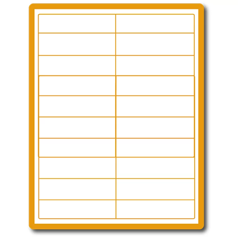 35 00366 – Print Etiketa A4, 100 mm x 28 mm, Červená reflexná, Papier, 20 etikiet na hárku, Balenie – 100 ks