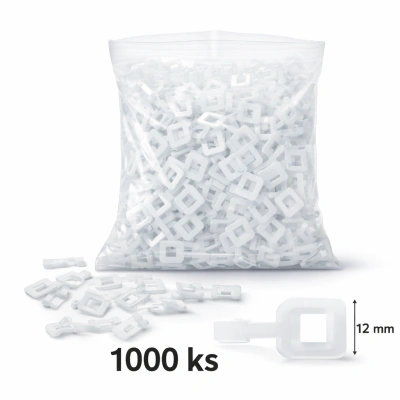 37 00005 – Spona plastová samosvorná ( Plastový zámok ), 12 mm, 1 balenie = 1000 ks
