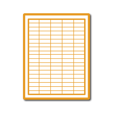 35 00173 - Print Etiketa A4, 40 mm x 15 mm, 95 etikiet na hárku - Balenie 100 ks