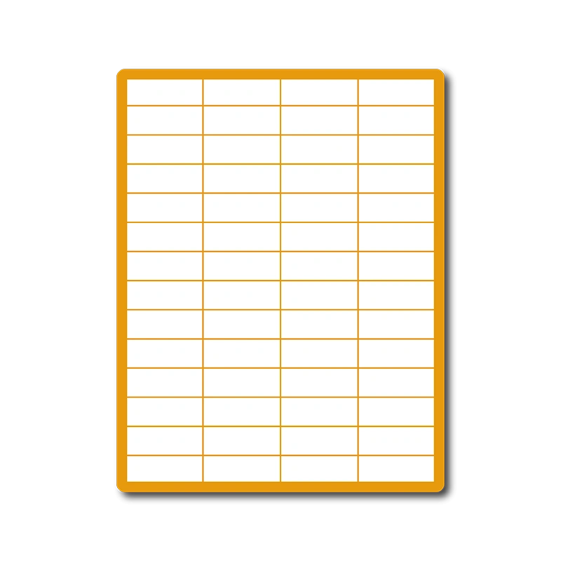 35 00446 – Print Etiketa A4, 52 mm x 21 mm, Lesklý papier, 56 etikiet na hárku, bez okraja – Balenie 100 ks