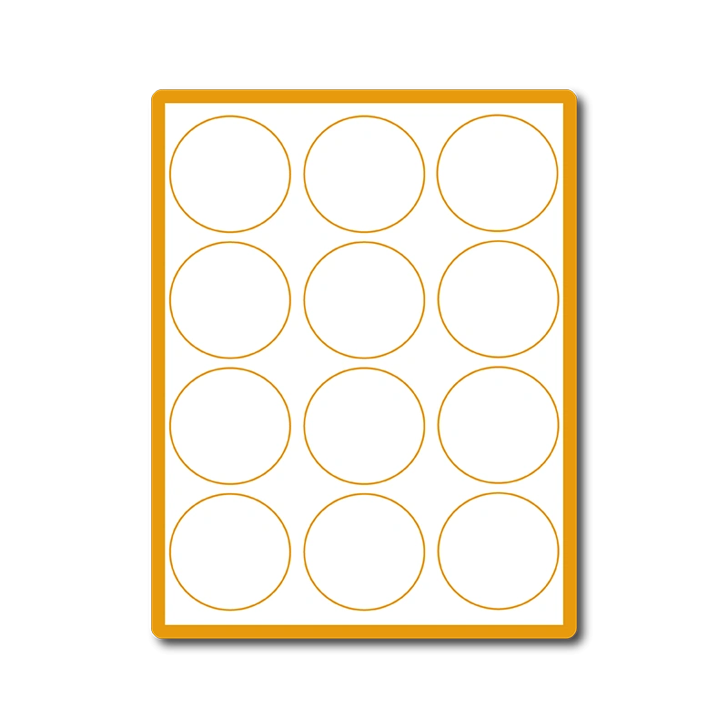 35 00602 – Print Etiketa A4, Kruh 60 mm, 12 etikiet na hárku – Balenie 1000 ks