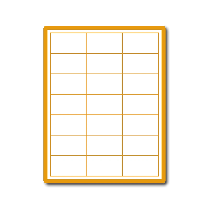 35 00105 - Print Etiketa A4, 63,5 mm x 38,10 mm, 21 etikiet na hárku, Odlepiteľné lepidlo - Balenie 100 ks