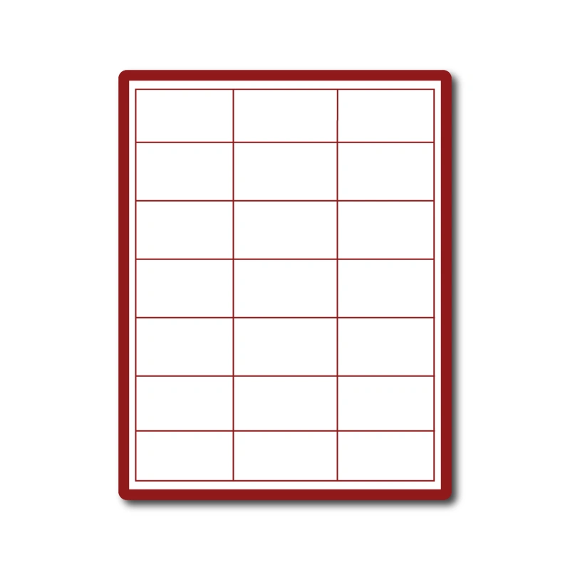 35 00514 - Print Etiketa A4, 66 mm x 40 mm, Žltá reflexná, 21 etikiet na hárku, s okrajom po celom obvode, oblé hrany - Balenie 100 ks