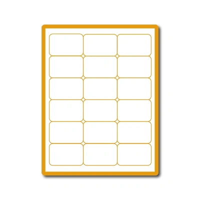 35 00031 – Print Etiketa A4, 68 mm x 47 mm, 18 etikiet na hárku, Odlepiteľné lepidlo – Balenie 100 ks
