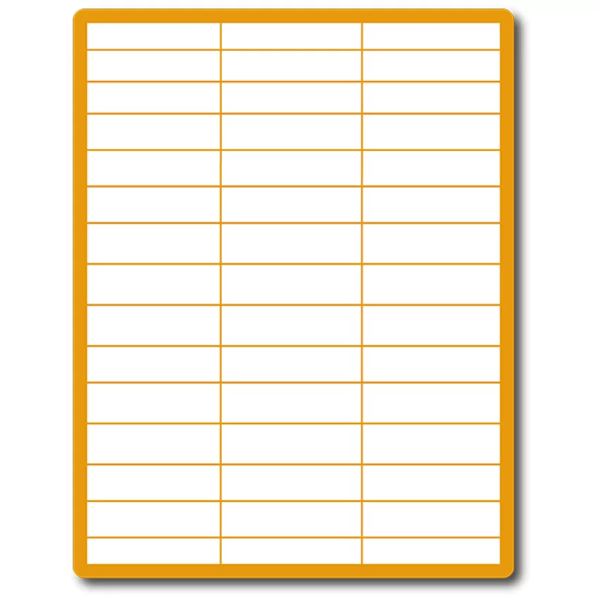 35 00283 - Print Etiketa A4, 70 mm x 16,9 mm, Biela, Polyester, 51 etikiet na hárku, Balenie - 20 ks