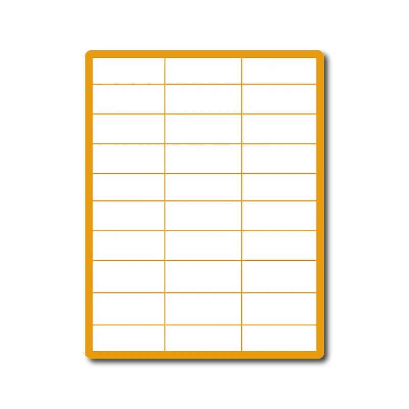 35 00136 - Print Etiketa A4, 70 mm x 29,6 mm, 30 etikiet na hárku - Balenie 1000 ks