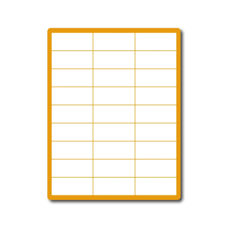 35 00137 – Print Etiketa A4, 70 mm x 32 mm, 27 etikiet na hárku – Balenie 100 ks