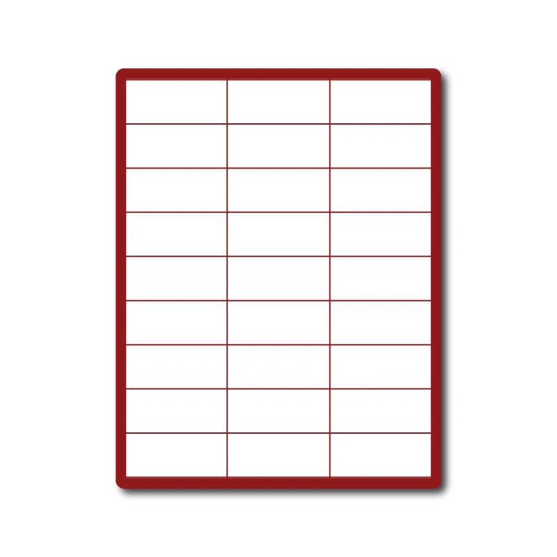 35 00491 - Print Etiketa A4, 70 mm x 32 mm, Oranžová reflexná, 27 etikiet na hárku, Balenie - 100 ks