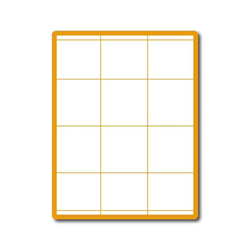 35 00246 - Print Etiketa A4, 70 mm x 67,7 mm, 12 etikiet na hárku, s horným/dolným okrajom, oblé hrany - Balenie 1000 ks