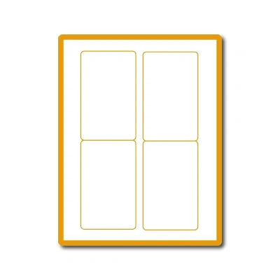 35 00139 - Print Etiketa A4, 78,7 mm x 139,7 mm, 4 etikety na hárku - Balenie 100 ks