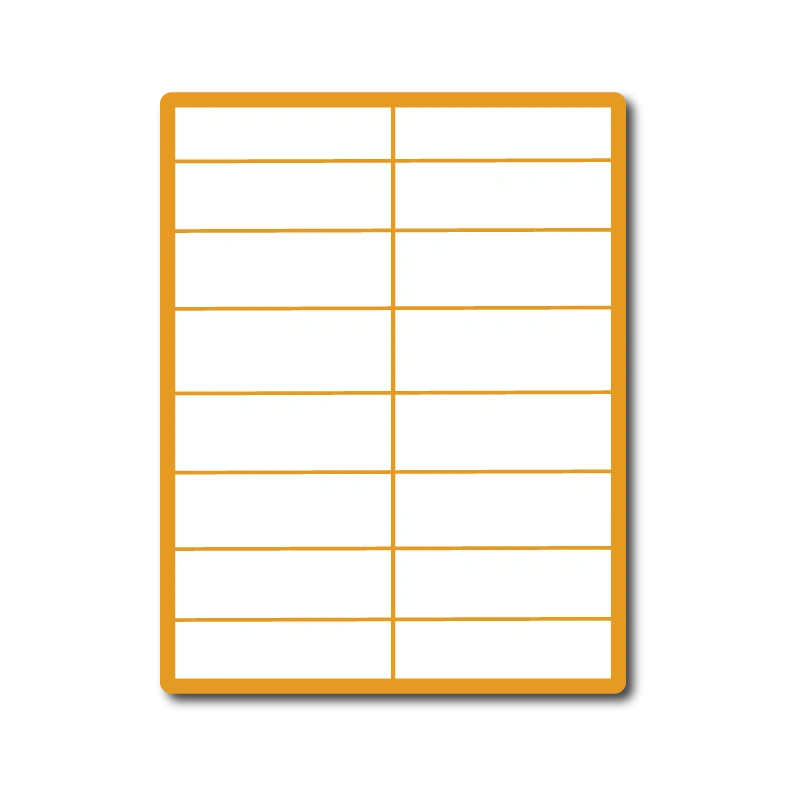 35 00189 – Print Etiketa A4, 89 mm x 37 mm, 16 etikiet na hárku – Balenie 100 ks