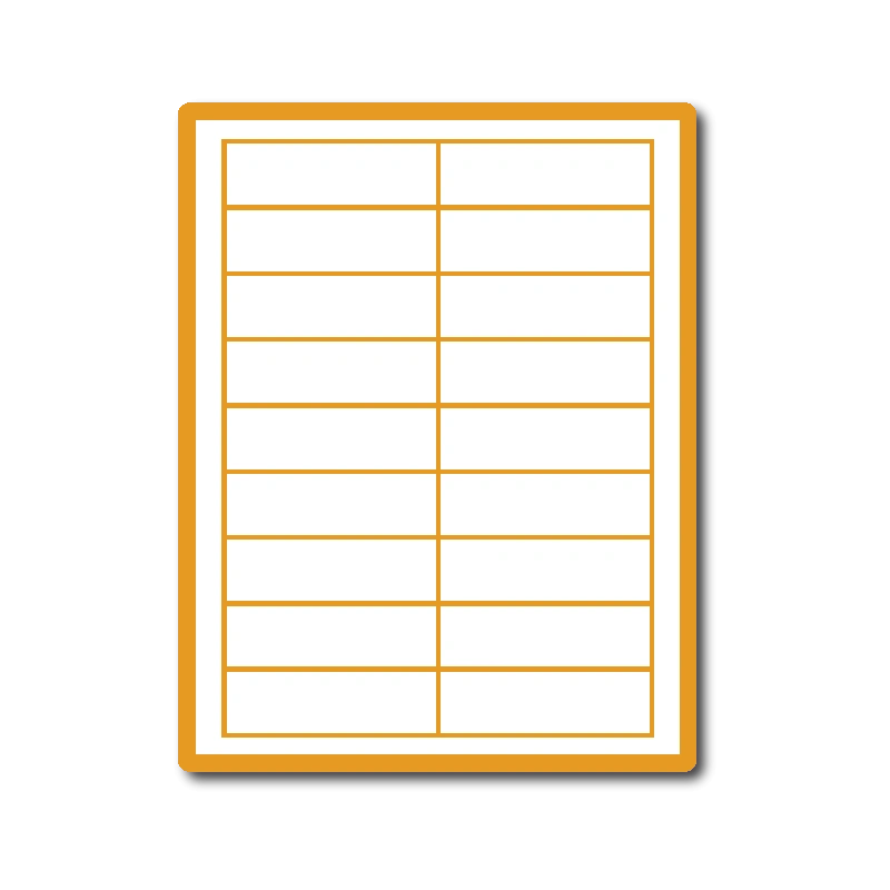 35 00228 - Print Etiketa A4, 90 mm x 30 mm, 18 etikiet na hárku - Balenie 100 ks