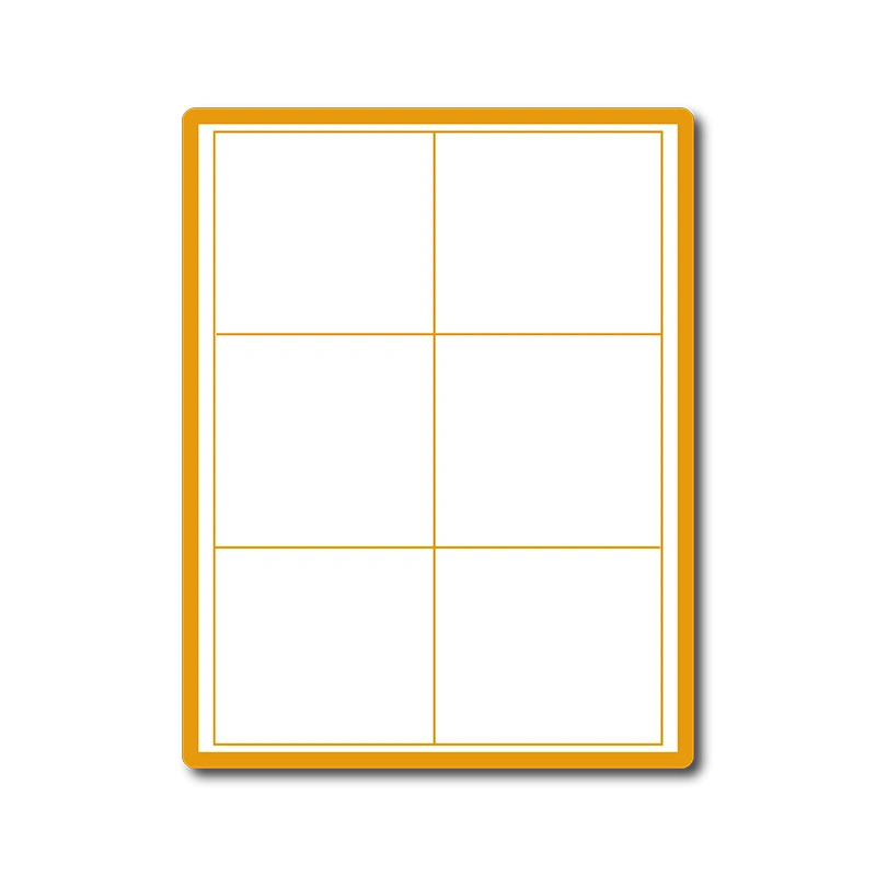 35 00133 – Print Etiketa A4, 98 mm x 98 mm, 6 etikiet na hárku – Balenie 100 ks