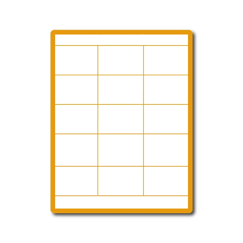 35 00614 – Print Etiketa A4, 70 mm x 50,8 mm, Zelená reflexná, 15 etikiet na hárku, s horným/dolným okrajom – Balenie 100 ks