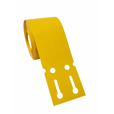 32 01292 – Etiketa záhradnícka 33 mm x 163 mm, 3 – Produkcia, Polypropylén, Žltá, Dutinka 40 mm, 1000 ks/kotúč