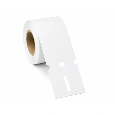 32 01305 – Etiketa záhradnícka 163,5 mm x 100 mm, Polypropylén, Biela, Dutinka 40 mm, 1000 ks/kotúč