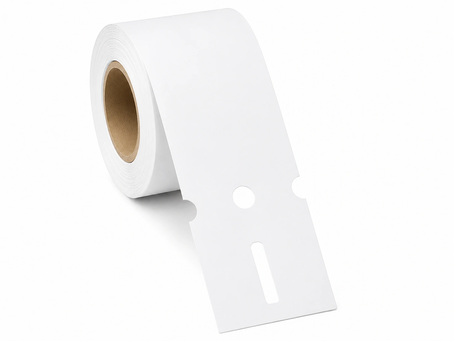 32 01305 – Etiketa záhradnícka 163,5 mm x 100 mm, Polypropylén, Biela, Dutinka 40 mm, 1000 ks/kotúč